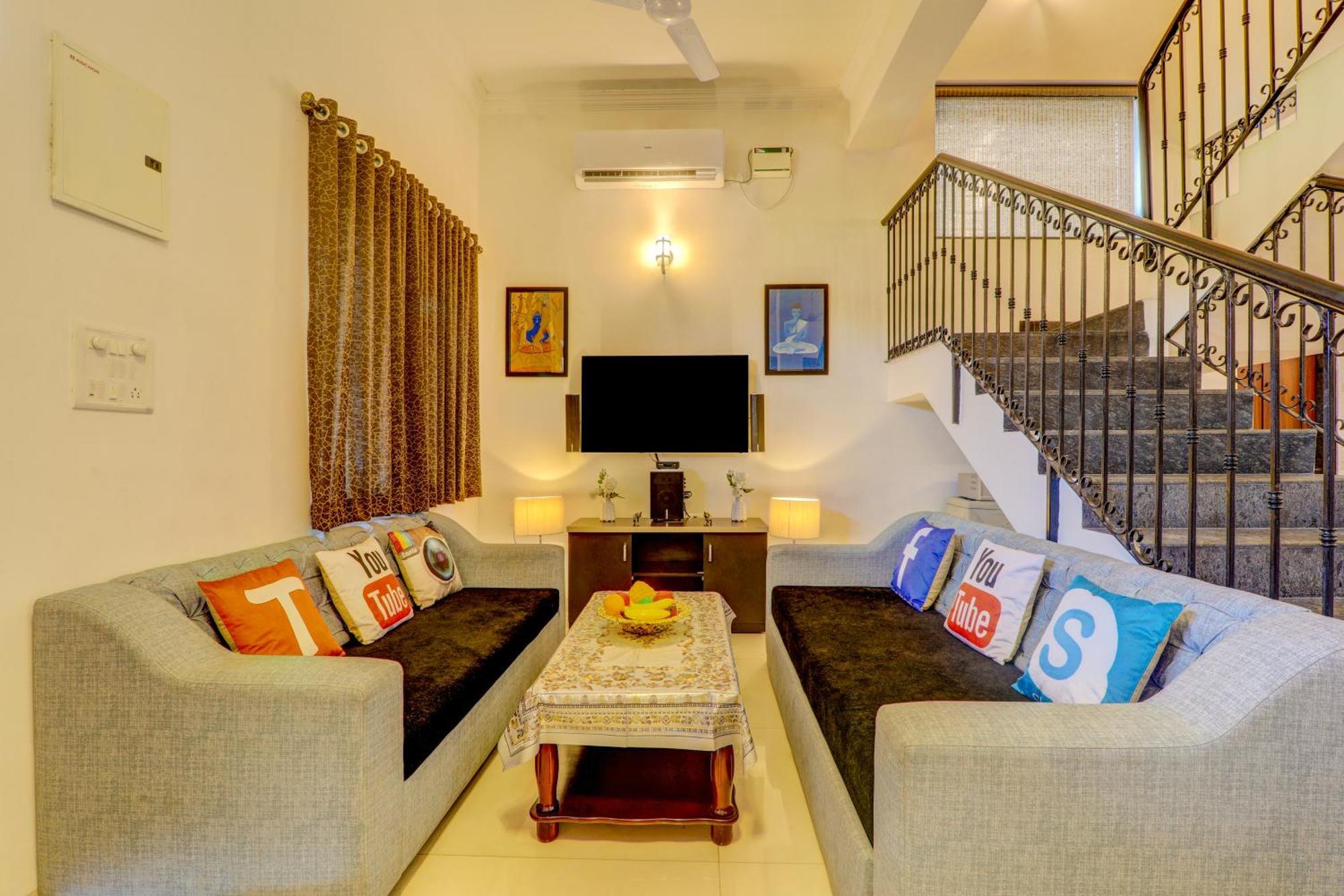 Ludo Private Pool Villa, Wifi-Caretaker-Parking, North Goa Baga Exterior photo